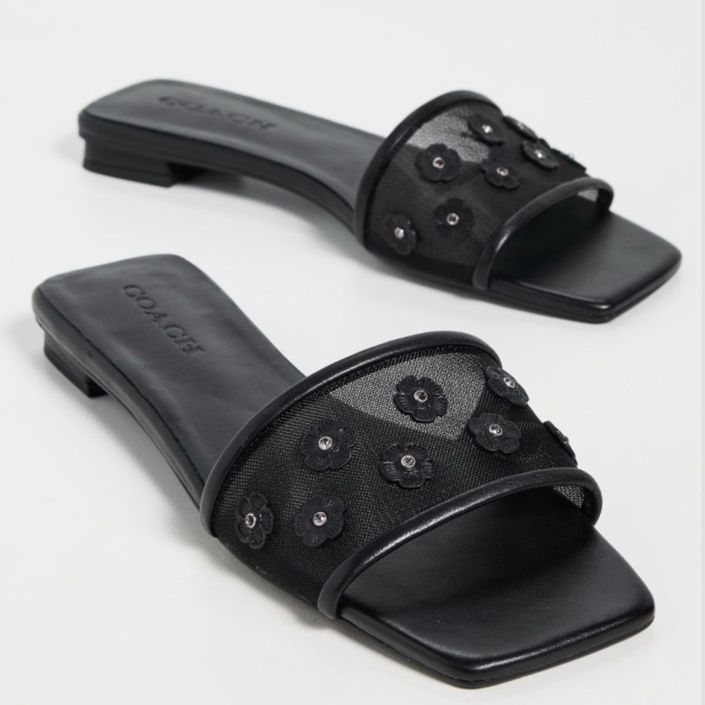 Coach Tea Rose Sandals